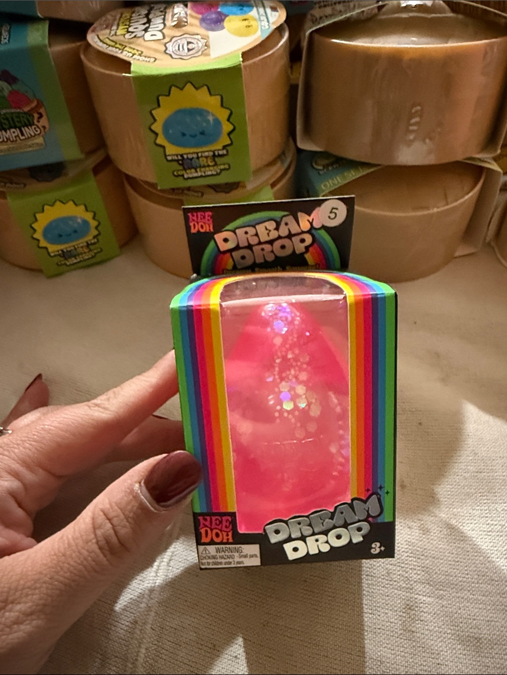 NeeDoh Dream Drop - Hot Pink